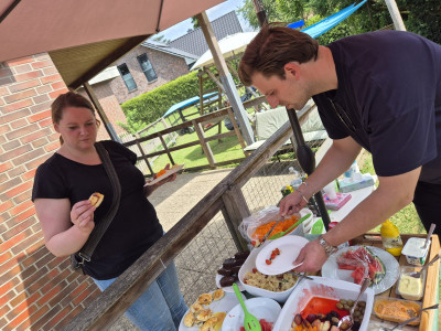 Das Buffet ist eröffnet
